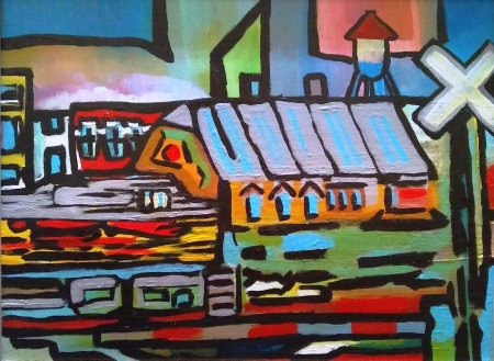 RAILROAD KYLE by artist ANDY FUERTSCH